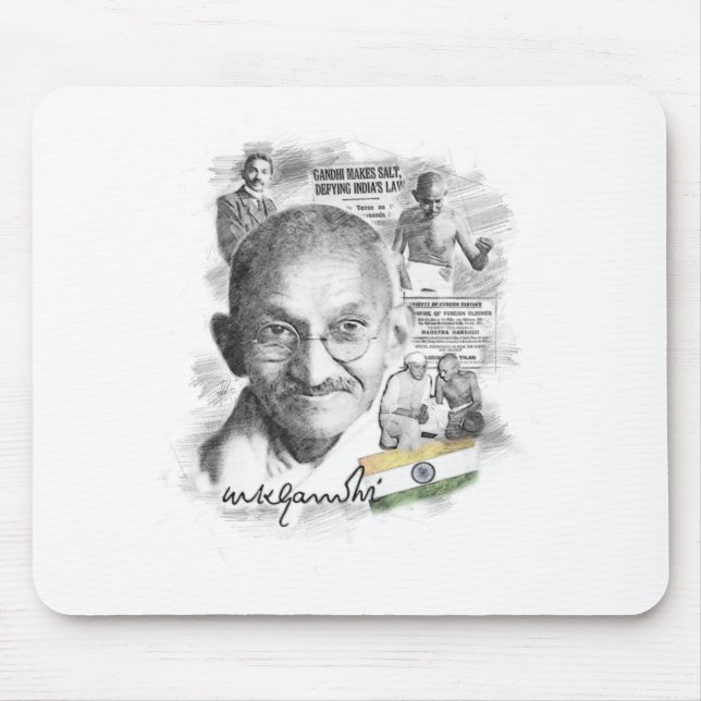 Mousepad Mahatma Gandhi (Frente)