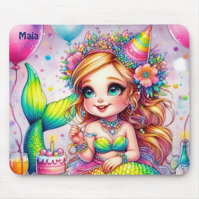 Mousepad MAIA ~ Bonito jovem sereia ~ (Frente)