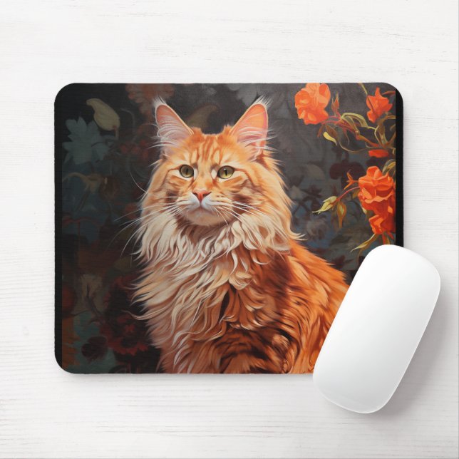 Mousepad Maine Coon cat (Com mouse)