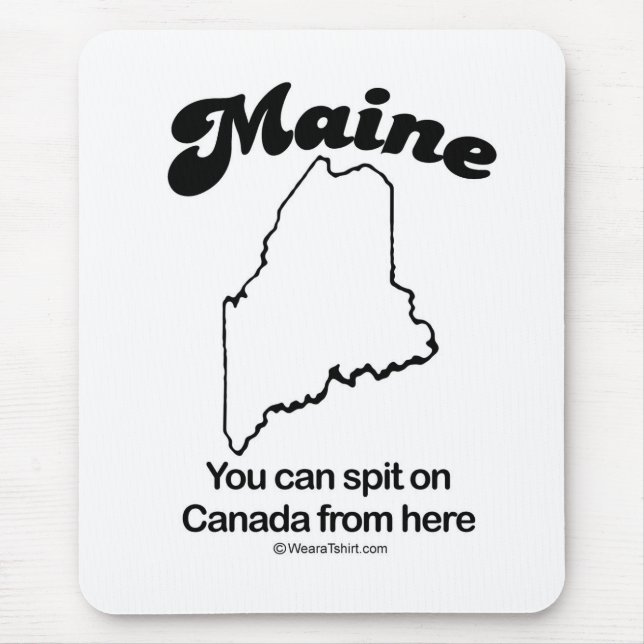 Mousepad MAINE - de "t-shirt e engrenagem da DIVISA do (Frente)