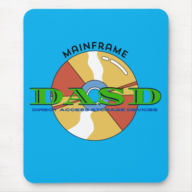 Mousepad Mainframe Direct access storage devices (DASD) (Frente)