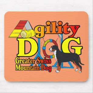 Mousepad Maior agilidade dos cães nas montanhas suíças