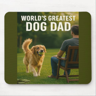 Mousepad Maior Pai de Cachorro do Mundo - Ball Is Life Edit