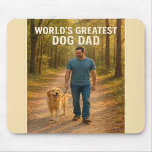 Mousepad Maior Pai de Cachorro do Mundo - Edição da Manhã