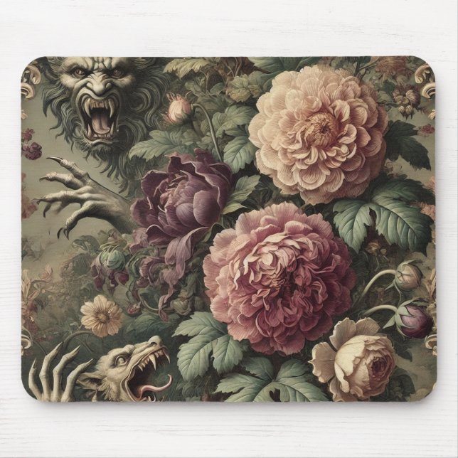Mousepad Mais alto que Blooms - Vitoriano Gótico (Frente)