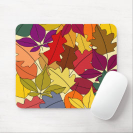 Mousepad Mais Folhas de outono