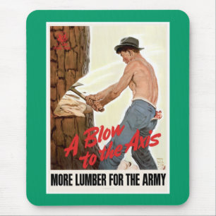 Mousepad Mais madeira para o Exército