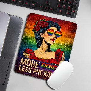 Mousepad Mais Orgulho Menos Preconceito Mês do Orgulho LGBT