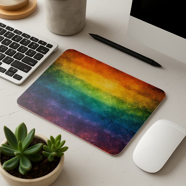 Mousepad Mais Orgulho Menos Preconceito Mês do Orgulho LGBT (Criador carregado)