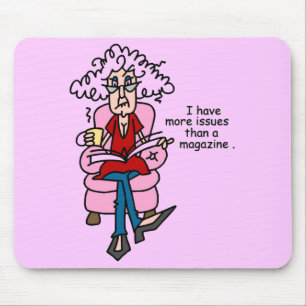 Mousepad Mais problemas do que um Humor da Revista