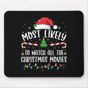 Mousepad Mais Propenso a Assistir a Todos os Filmes de Nata