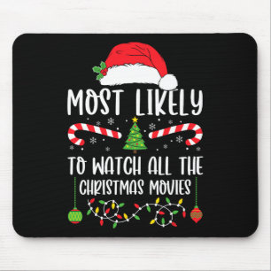 Mousepad Mais Propenso a Assistir a Todos os Filmes de Nata