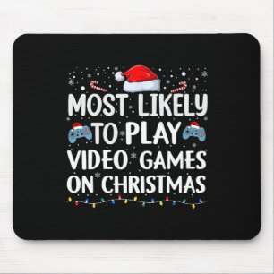 Mousepad Mais Propenso a Jogar Video Games no Vídeo de Nata