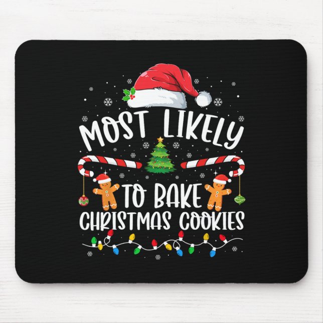 Mousepad Mais Provável Ao Assar Da Matriz Familiar De Cooki (Frente)