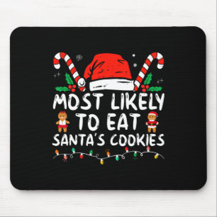 Mousepad Mais Provável de Comer os Biscoitos do Papai Noel