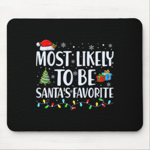 Mousepad Mais Provável De Ser A Família De Natal Favorita D