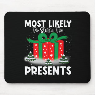 Mousepad Mais Provável Para Agitar A Família De Natal Dos P