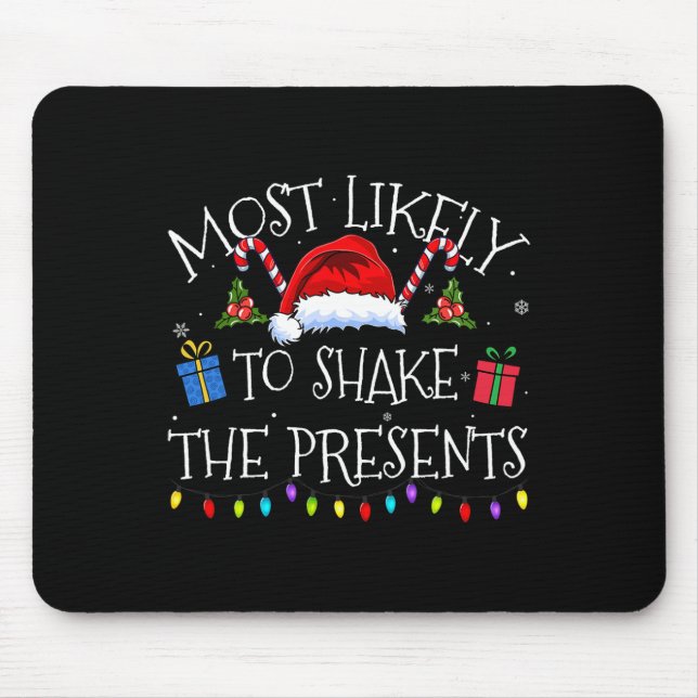 Mousepad Mais Provável Para Agitar Os Presentes De Feliz Na (Frente)