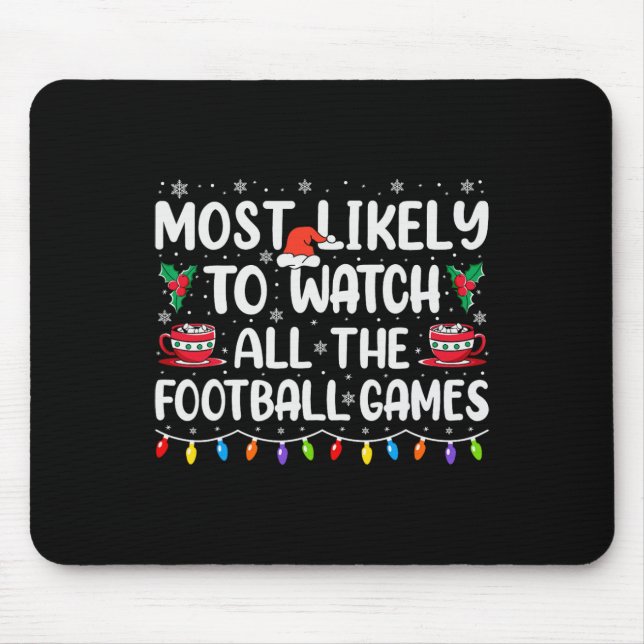 Mousepad Mais Provável Para Assistir A Todo O Cristo Dos Jo (Frente)