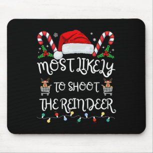 Mousepad Mais Provável Para Atirar No Natal Da Família Rein