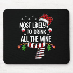 Mousepad Mais Provável Para Beber Todo O Natal Da Família D