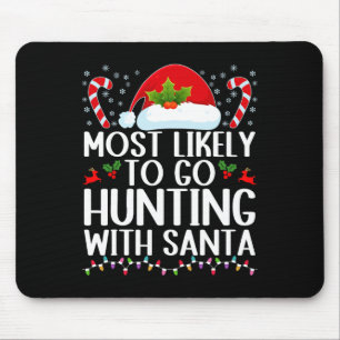 Mousepad Mais Provável Para Caça Com Papais noeis Hunt Chri