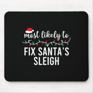 Mousepad Mais Provável Para Camisas De Natal Que Correspond