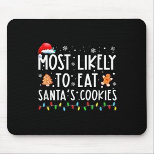 Mousepad Mais Provável Para Comer O Natal Da Família Santas