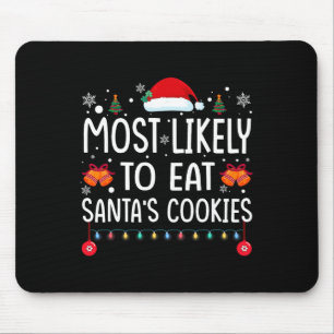 Mousepad Mais Provável Para Comer O Natal Da Família Santas