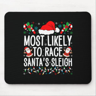 Mousepad Mais Provável Para Correr Papais noeis Da Família