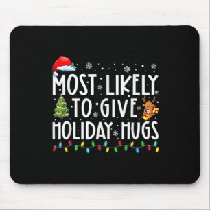 Mousepad Mais Provável Para Dar O Natal Da Família Holiday 