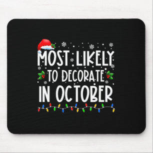 Mousepad Mais Provável Para Decorar Em Outubro, A Família C