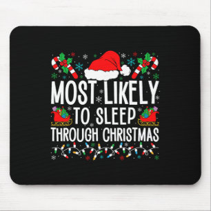 Mousepad Mais Provável Para Dormir Através Do Fa De Natal