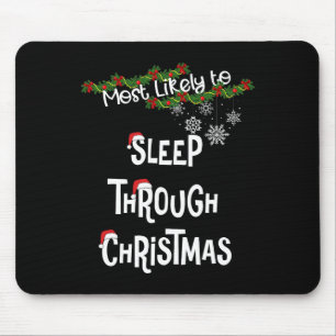 Mousepad Mais Provável Para Dormir Através Do Fa De Natal