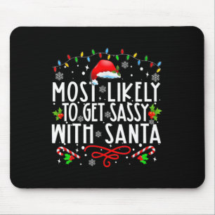 Mousepad Mais Provável Para Ficar Com Papais noeis, Família