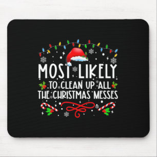 Mousepad Mais Provável Para Limpar Todas As Messes De Natal