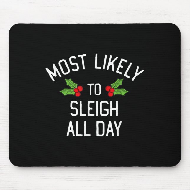Mousepad Mais Provável Para O Jogo De Natal. (Frente)