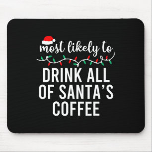 Mousepad Mais Provável Para O Pijama Familiar Fora De Natal