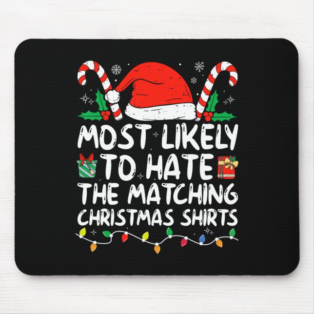 Mousepad Mais Provável Para Odiar A Combinação Da Família D (Frente)
