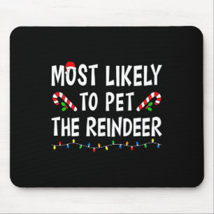 Mousepad Mais Provável Para Pôr A Família Engraçada Do Rein
