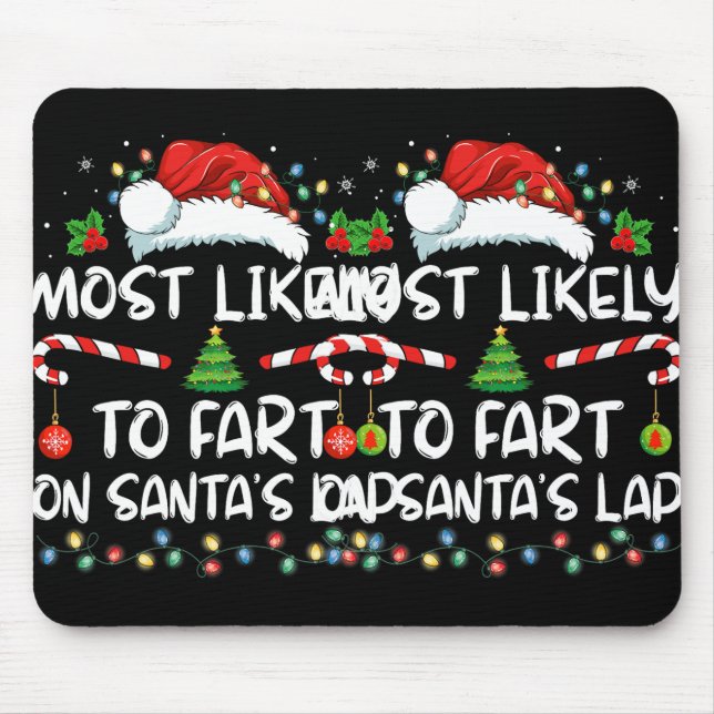 Mousepad Mais Provável Para Se Debruçar Sobre O Natal Da Fa (Frente)