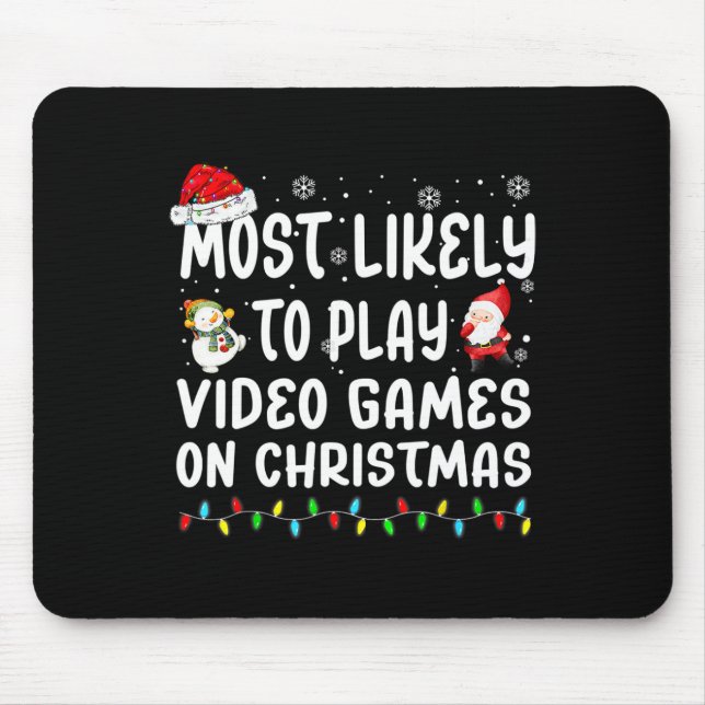 Mousepad Mais Provável Para Tocar Videos games Na Matriz De (Frente)