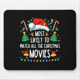Mousepad Mais Provável Para Ver Todos Os Filmes De Natal Fa