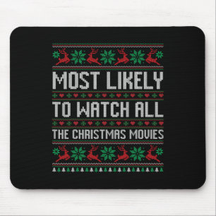Mousepad Mais Provável Para Ver Todos Os Filmes De Natal Fa