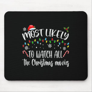 Mousepad Mais Provável Para Ver Todos Os Filmes De Natal Fa