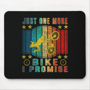 Mousepad Mais uma bicicleta engraçada de mountain bike vint