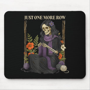 Mousepad Mais Uma Fileira Crochê Esqueleto Amigurumi Tricô