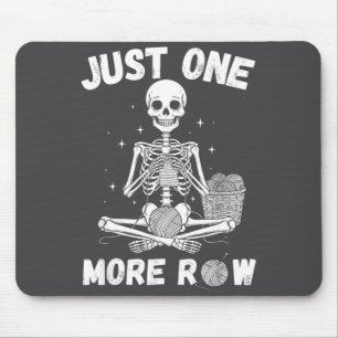 Mousepad Mais Uma Fileira – Esqueleto Engraçado de Crochê P