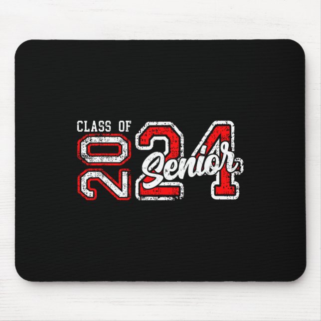 Mousepad Mais velho 2024 Classe De Mais velho 2024 Graduaçã (Frente)