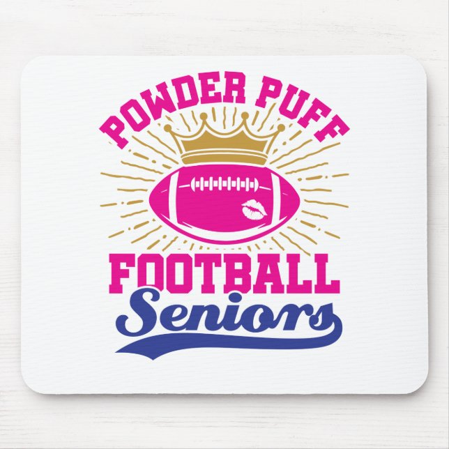 Mousepad Mais velho De Futebol Powder Puff (Frente)